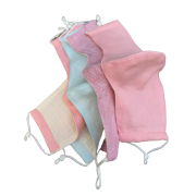 Khẩu trang muslin màu trơn đơn giản